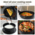 22 pieces, non-stick, induction, dishwasher and oven safe, Black. Great gift for Christmas and Halloween.KIKCOIN.