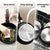 22 pieces, non-stick, induction, dishwasher and oven safe, Black. Great gift for Christmas and Halloween.KIKCOIN.