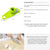 1 Pack Mini Garlic Grinder Creative Garlic Press Kitchen Garlic Mash Manual Garlic Mashing Green Kitchen Gadgets