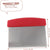 Stainless Steel Dough Scraper Chopper with Silicone Handle  Versatile Dough Cutter for Bread Pizza Pastry and Kitchen Use