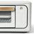 2025 New Beautiful Infrared Air Fry Toaster Oven, 9-Slice, 1800 W, White Icing