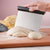 Stainless Steel Dough Scraper Chopper with Silicone Handle  Versatile Dough Cutter for Bread Pizza Pastry and Kitchen Use