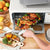 2025 New Beautiful Infrared Air Fry Toaster Oven, 9-Slice, 1800 W, White Icing