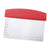 Stainless Steel Dough Scraper Chopper with Silicone Handle  Versatile Dough Cutter for Bread Pizza Pastry and Kitchen Use