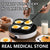 Egg Frying Pot Pan Nonstick Pancake Pans 2/4-Cups Cookware Pancake Pan Egg Pan Suitable for Gas Stove Induction Cooker 3 Styles