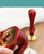 Wax Seal Stamp Set Lacquer Furnace Wax Seal Melting Spoon Rubber Wood Melting Heater Wax Bead Pot Stick Heater Craft Supplies