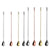 Durable Metal Cocktail Spoons Eco-Friendly Teadrop Spoon Spiral Mixing Stirring Bartender Tools High Quality Bartender Tools