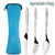 3-piece Stainless Steel Western Style Steak Knife Fork Spoon Creative Cloth Bag Portable Western Style Tableware Set Cutlery Set