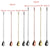 Durable Metal Cocktail Spoons Eco-Friendly Teadrop Spoon Spiral Mixing Stirring Bartender Tools High Quality Bartender Tools