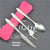 3-piece Stainless Steel Western Style Steak Knife Fork Spoon Creative Cloth Bag Portable Western Style Tableware Set Cutlery Set
