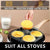 Egg Frying Pot Pan Nonstick Pancake Pans 2/4-Cups Cookware Pancake Pan Egg Pan Suitable for Gas Stove Induction Cooker 3 Styles