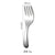 Outdoor Tourism 304 Stainless Steel Portable Tableware, CHILDREN'S Tableware, Dessert Tableware, Spoon and Fork Combination