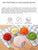 1pc Pink/Blue 500ML/900ML Household Kitchen Garlic Chopper Mashed Hand Pulled Meat Grinder Multifunctional Vegetable